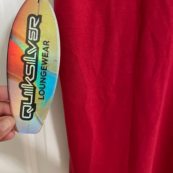 Quiksilver Everyday Pocket Red Women T-Shirt M - Picture 7 of 8